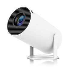 미니 프로젝터 HY300 휴대용 프로젝터 듀얼 밴드 WIFI6 5G 무선 5.0 블루투스 안드로이드 11이 있는 4K 1080P 지원 180° 회전 가능 160 ANS, 미니 프로젝터, HY300 휴대용 프로젝터, 듀얼 밴드