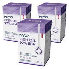 NYO3 피쉬 오일 97% EPA 소프트 젤, 3개, 60정