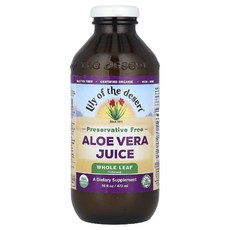 릴리오브더데저트 알로에베라즙 Aloe Vera Juice 네추럴 잎 액상 473ml, 1개