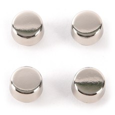 납작원통 가방발 10MM - 실버 4세트, 4개