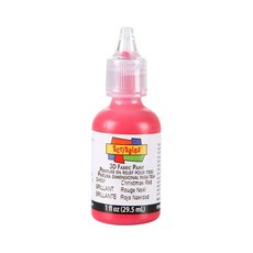 공예몰 Scribbles 3D Fabric Paint 5 Christmas Red 패브릭물감