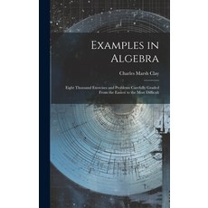 (영문도서) Examples in Algebra: Eight Thousand Exercises and Problems Carefully Graded From the Easiest ... Hardcover, Legare Street Press, English, 9781020097416
