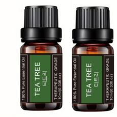 레노포프 천연 에센셜오일 & 블랜딩오일 35종 테라퓨틱등급, 2개, 12.티트리, 10ml