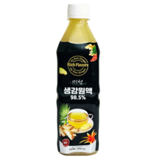 [국내유일 GI 인증] 끼선 생강원액 100%, 1개, 500ml