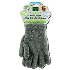 EARTH THERAPEUTICS 蘆薈保濕手套, 灰色的, 1個