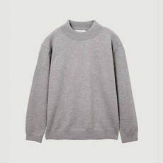 [행텐(HANGTEN)] 행텐 남성 캐시미어 하프터틀넥 베이직 니트 그레이