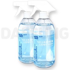 식약처허가 의약외품 국산 DUO 케어 듀오 소독용 에탄올 스프레이, 500ml, 2개