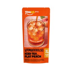 유어스 납작복숭아 아이스티 500ml x 2개