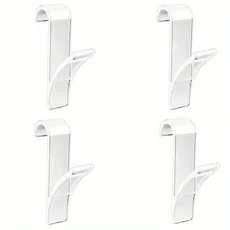 4pcs 난방 파이프 수건 옷 걸이 후크 욕실 보관 가전, 02 Transparent