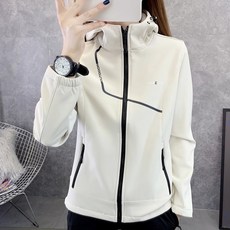 衣貳山 女款戶外刷絨保暖軟殼衝鋒外套 - 高品質保暖外套