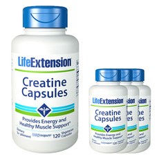 LIFE EXTENSION 肌酸素食膠囊, 120顆, 4罐