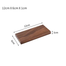 나무 트레이 케이스 인형 시트 패드 스탬프 블록 내구성 커피 컵 식기 장식 데스크탑 모델 또는 이름, 11 12x6x1CM Type C