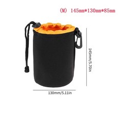 카메라 백팩 크로스백 가방 alloet 방수 유니버설 소프트 네오프렌 dslr 렌즈 파우치 케이스 s m l xl full size protector case for sony, 노란색 엠, 1개