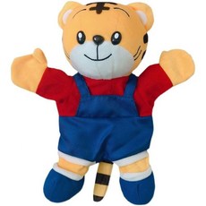 瀾錦書舍 巧虎娃娃 巧虎手偶 巧虎玩偶 巧虎小花娃娃 大號手偶佈偶毛絨公仔安撫玩偶毛絨玩具, 1個, 大號手偶