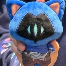 발로란트 오멘 인형 인트레피드 계약 섀도우 캣 펜던트 액세서리 굿즈 선물 봉제 피규어 장식