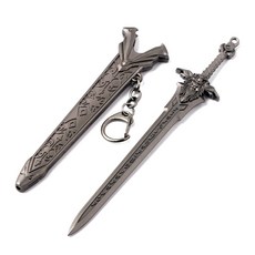 游戲wow魔獸世界周邊巫妖王獅子頭劍模型帶刀鞘(贈送劍架)(台灣現貨), 1個