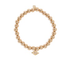 시드니에반 이블 아이 14K 옐로 골드 다이아몬드 참 브레이슬릿