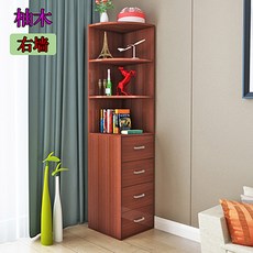 미니 모서리 틈새수납장 코너장 조립 캐비닛 30x30x170 피규어 4서랍 모서리선반, 40 40 170 유자나무3단4개입우