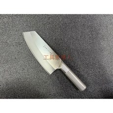 工具家達人 鐵八角肉桂刀 西滿鐵店 銀鋼 台灣製 鐵柄 菜刀, 1個, 銀色