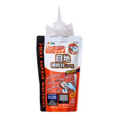 油老爺 磁磚修補劑 (附刮板) 磁磚縫隙破損防水修補 適用於磁磚/文化石裂縫填補, 1個, 磁磚縫修補劑 灰色 200ml