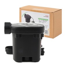 OW 차량용 에어펌프 캠핑 튜브 자동차 전동 에어매트 시거잭 공기주입기, 1개