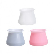 실리콘 식탁 의자 다리 소음방지 발커버 낱개, 흰색