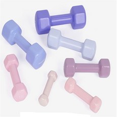 미소 육각덤벨아령3kg 여성용아령