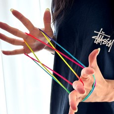 아동공예 실뜨개놀이 실세트 공예놀이재료 손놀이지감 손놀이줄