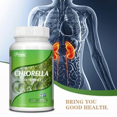 클로렐라 추출물 캡슐 1000mg 높은 흡수율 순하고 흡수가 용이함, 1개, 60정