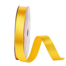 노크원 선물포장리본 공단리본 15mm x 11.2M, 15 황금노랑