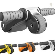 저소음 와이드휠 복근운동기구 ab슬라이드 세트 홈트레이닝 코어강화 프리미엄, 상세페이지 참조, 블랙