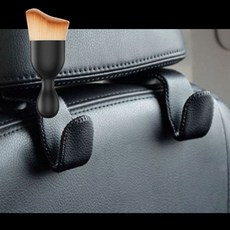 차량용 시트 후크 걸이 가방 비닐 옷걸이 행거 1P 다용도 먼지 브러쉬 세트, 상세페이지 참조, 1개