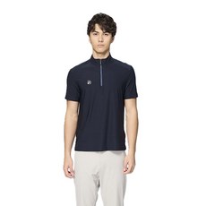 運動機能短袖拉鍊POLO衫