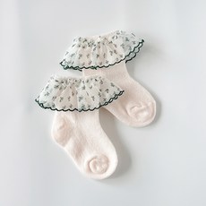 嚴選夏季超薄涼爽透氣網眼嬰童襪小童公主風洋氣花邊襪寶寶中筒襪