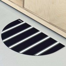 앤시오 빨아쓰는 규조토 발매트 반원형, 블랙앤크림