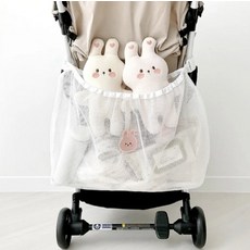 유모차 행거백 걸이형 수납가방 외출 정리함 가방 대용량, 1개, 화이트