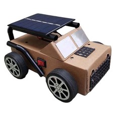 놀이과학 태양광에너지 전류실험 창작카 만들기 창작교실 기어회전 조립키트 학교기관, 2개