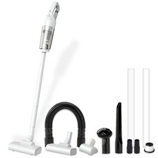 파워쎈S 무선 핸디 미니청소기, 화이트, ST-6655