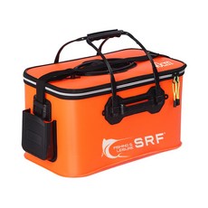 SRF 살림통 밑밥통 접이식 EVA 크릴 바구니, 01.밑밥/살림통 40형(오렌지)