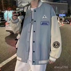 G 限量購 潮牌潮男寬鬆男外套 棒球外套 高品質 夾剋 休閒 薄款夾剋棒球服男韓版潮流寬鬆百搭上衣港風學生外套 2DMF