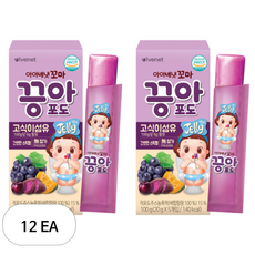 아이배냇 꼬마끙아 젤리, 12개, 포도맛, 100g