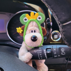 ALFRIENDS 자동차 깜빡이 인형 와이퍼 강아지인형, 15.와이퍼 개구리, 1개