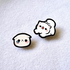 fluffystar 金屬徽章 貓咪 文創 插畫 領帶夾/其他領帶配件