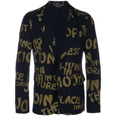 꼼 데 가르송 중고 타이포그래픽 블레이저