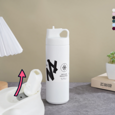 코리슬리 보온 보냉 텀블러 스트로우, 1개, 550ml, 텀블러 화이트 1개, 550ml, 텀블러 화이트