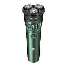 智慧數顯三刀頭電動剃鬚刀 乾濕雙剃 全身水洗 浮動貼面刮鬍刀, 標準版, 如圖所示