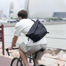 NIID R1 Hybrid 單肩/托特雙用包 (兩色可選)大容量防水包 男包 側背包 電腦包 可放A4, 格影灰