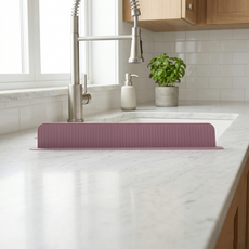 꿈꾸는 리빙 국산 싱크대 물막이 스트레이트 7cm 튐 방지 가드 설거지 워터가드, 핑크, 1개