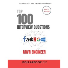 (영문도서)Top 100 ARVR Engineer Interview questions: Fully Solved: Stand Out in Emerging T... Paperback, Independently Published, English, 9798298628747
