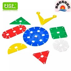 U.S.L. 遊思樂 八形大花片拼插積木, 1個